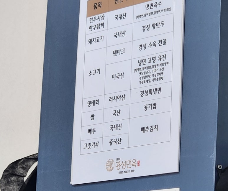 경성면옥 서산수석점 이미지