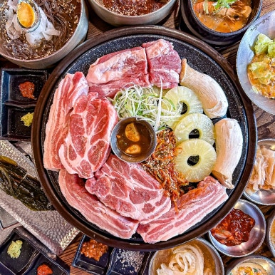 제주산돼지 이미지