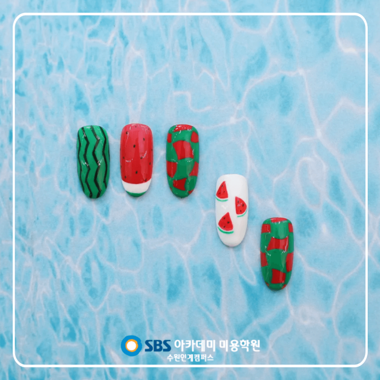 수박네일 이미지
