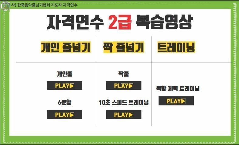 한국음악줄넘기협회 이미지