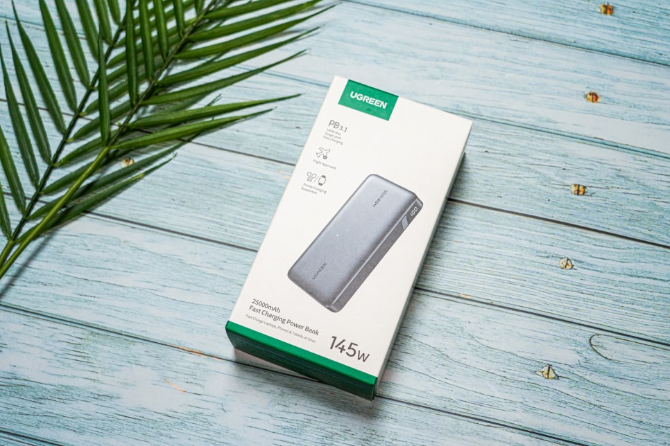 휴대용 충전 솔루션 UGREEN 25000mAh 145W 고속 충전 보조 배터리로 맥북프로 16인치 PD충전기 이미지 2