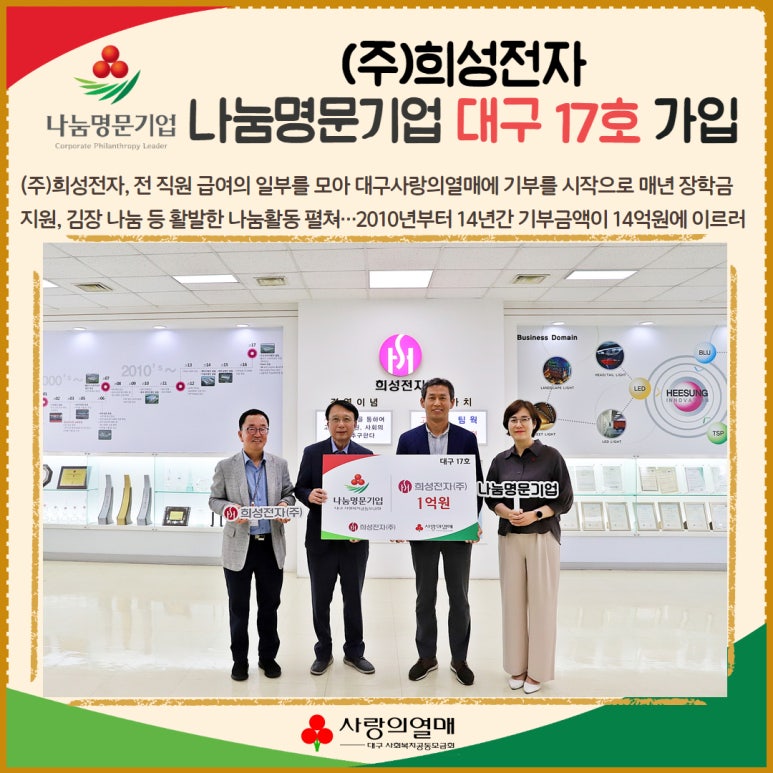 희성전자(주) 이미지