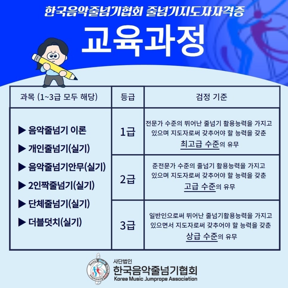 한국생활체육음악줄넘기 이미지
