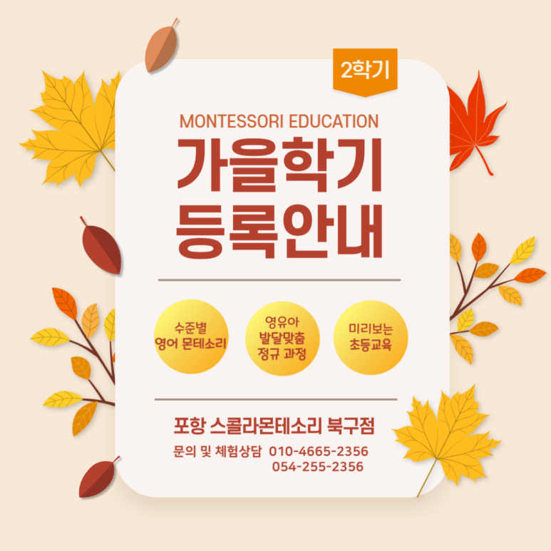 스콜라몬테소리포항 이미지