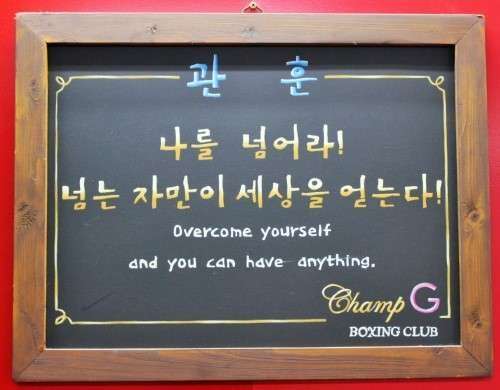 복싱클럽 이미지