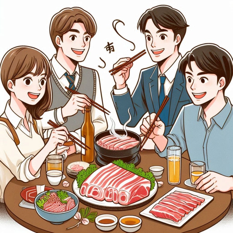 한돈참숯꼬기 이미지