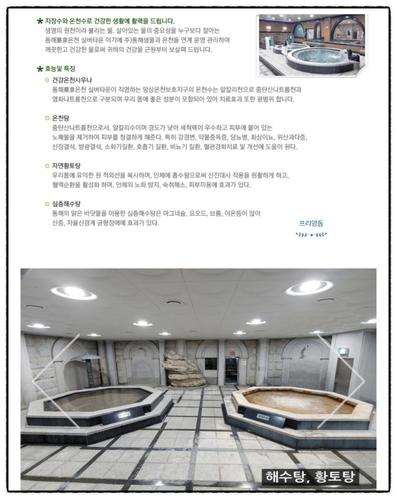 동해약천온천실버타운수영장 이미지