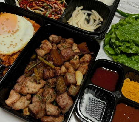 푸줏간고기도시락 이미지