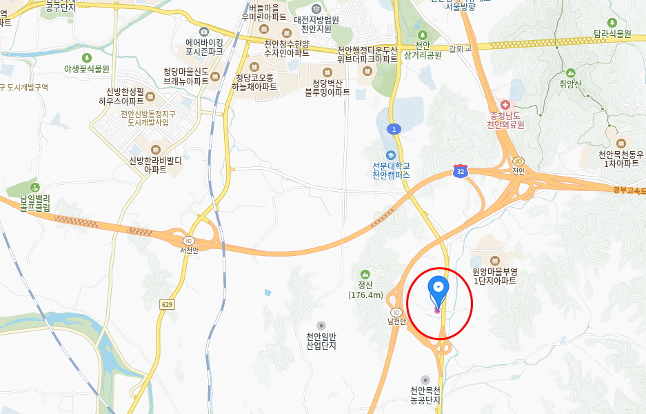 남천안IC(상) 이미지