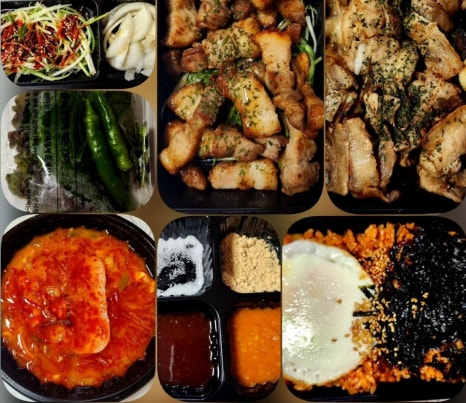 푸줏간고기도시락 이미지