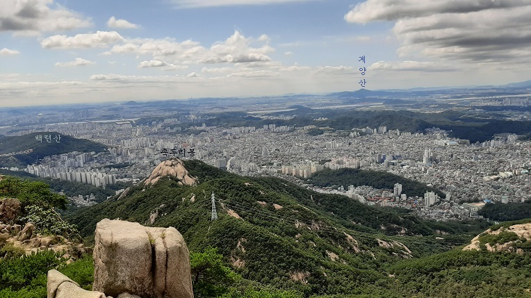 향로봉 부근 이미지