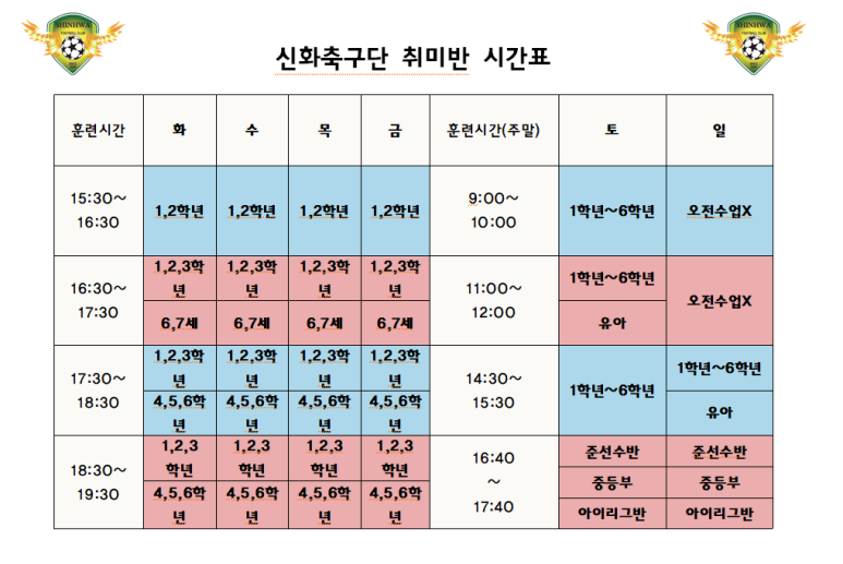 신화축구단 이미지