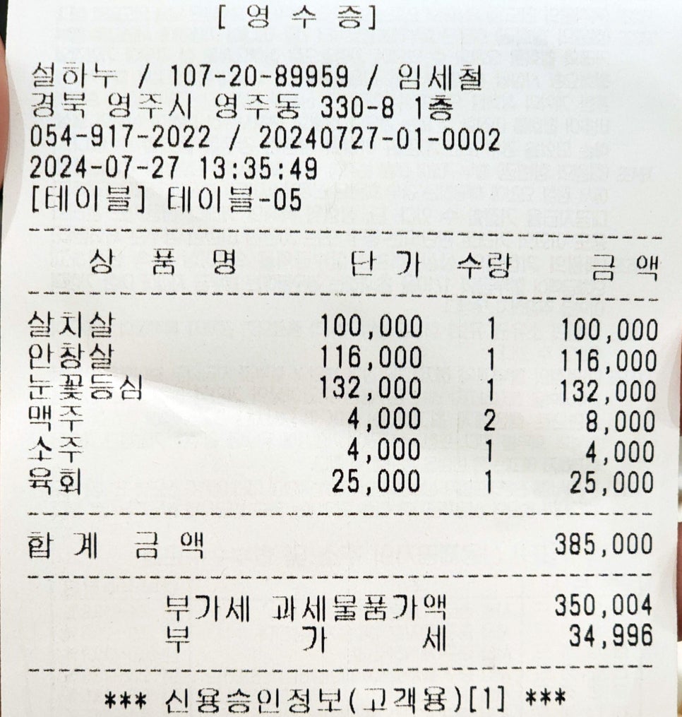 고깃길 이미지