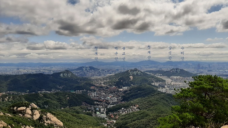 향로봉 부근 이미지