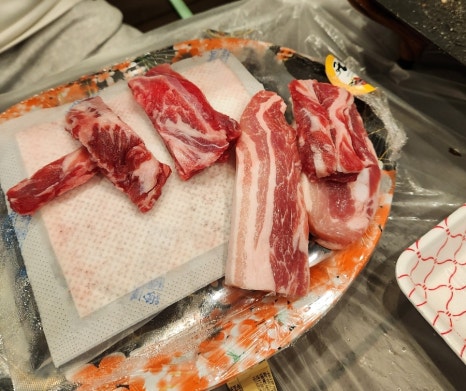 제로마트 정육점 이미지
