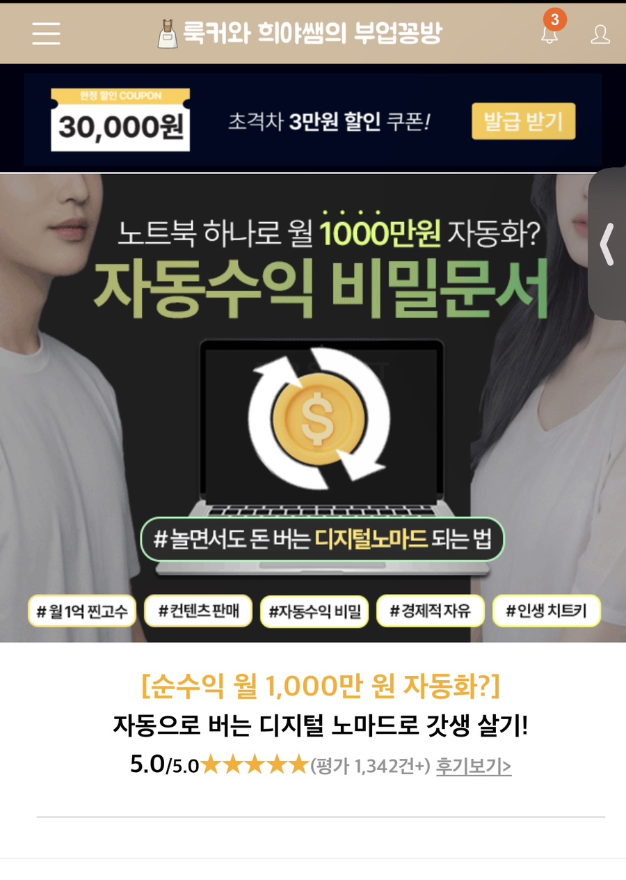 디지털노마드부업 이미지