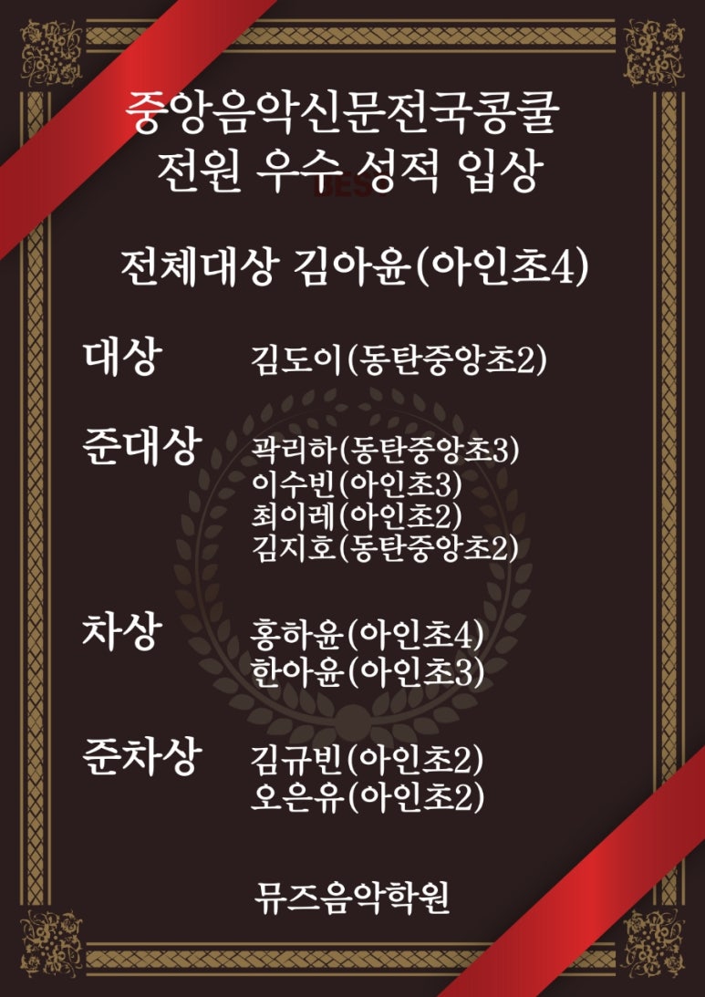 중앙뮤즈음악학원 이미지