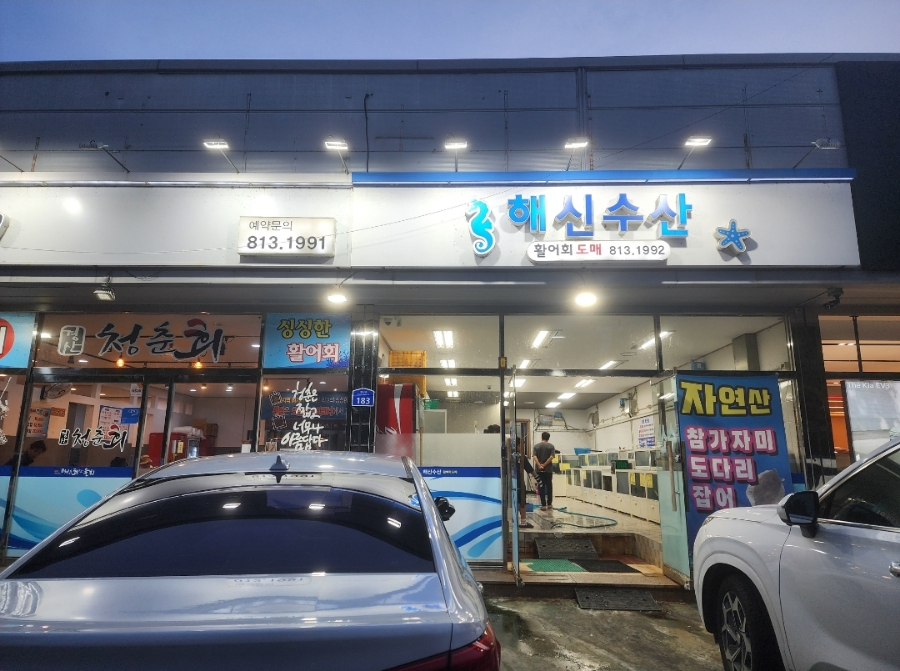 청춘회물회 이미지