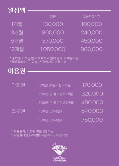 캐치스톤 클라이밍짐 이미지