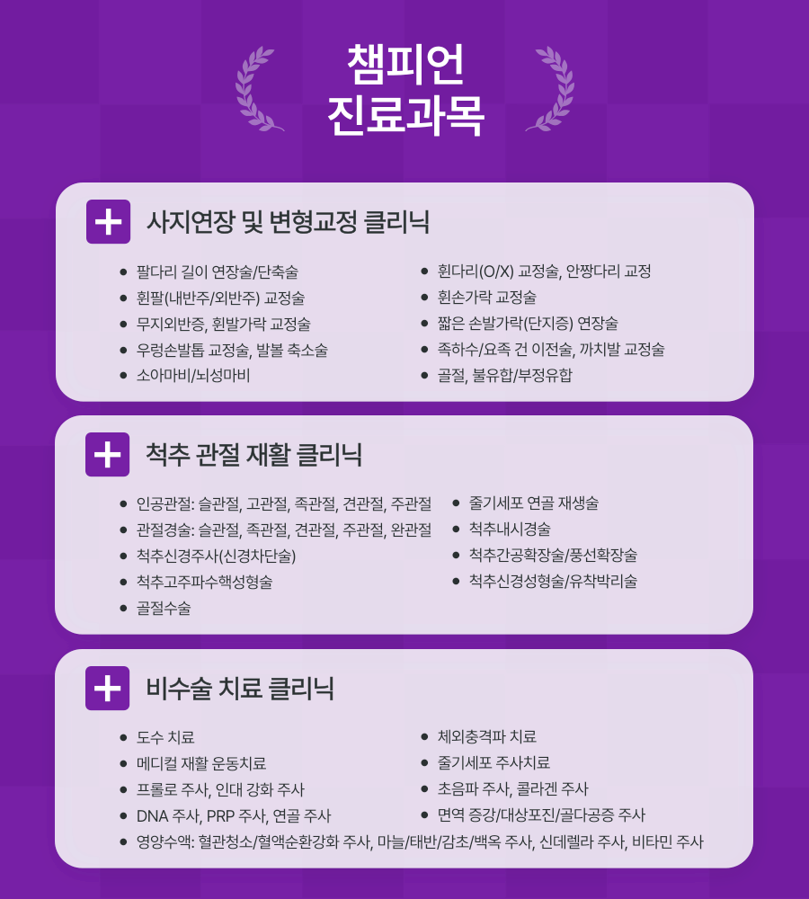 강남챔피언정형외과의원 이미지