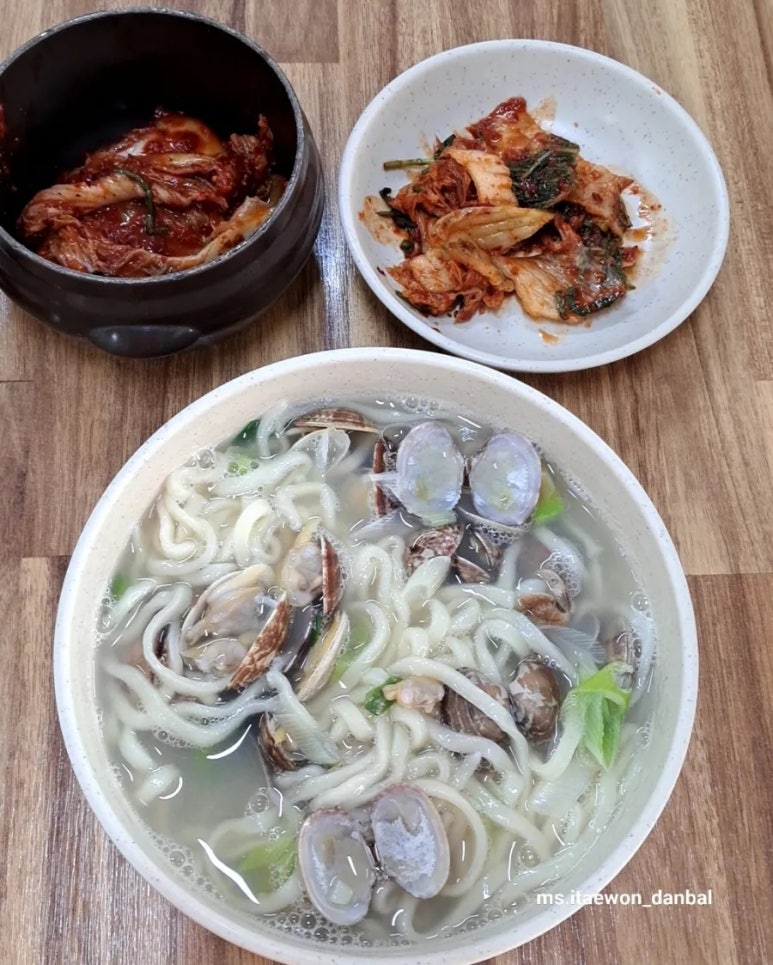 백령도바지락칼국수 이미지