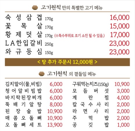 고기;원칙 이미지