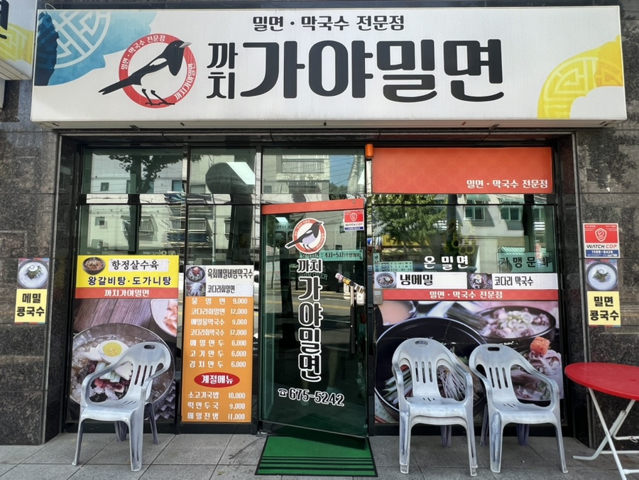 까치가야밀면 이미지