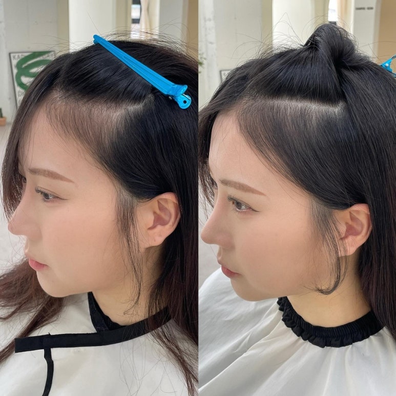 펌&컷헤어 이미지