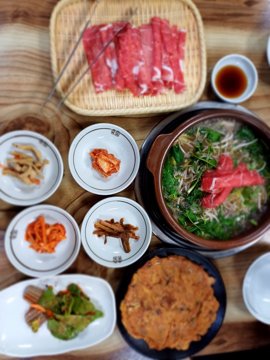 한우와 된장 이미지