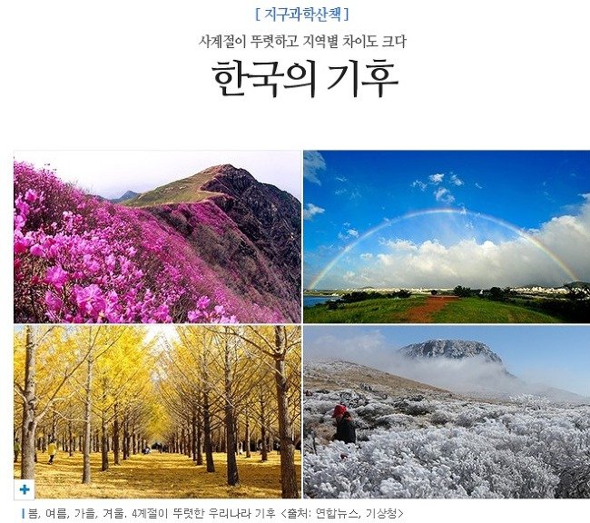 사계절 이미지