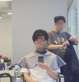 격이다른남자머리 이미지