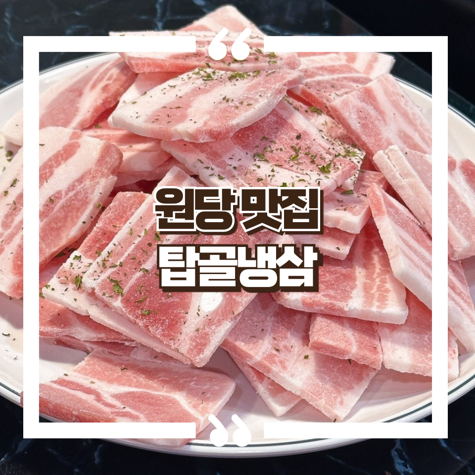 탑골냉삼 이미지