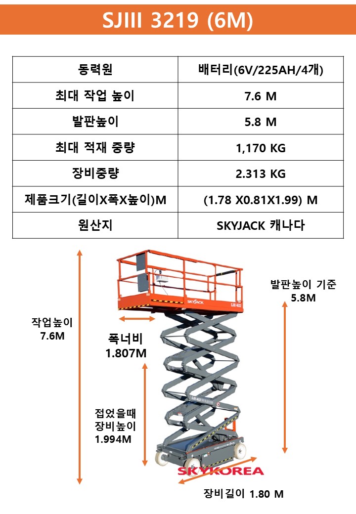 고소작업대세종렌탈 이미지