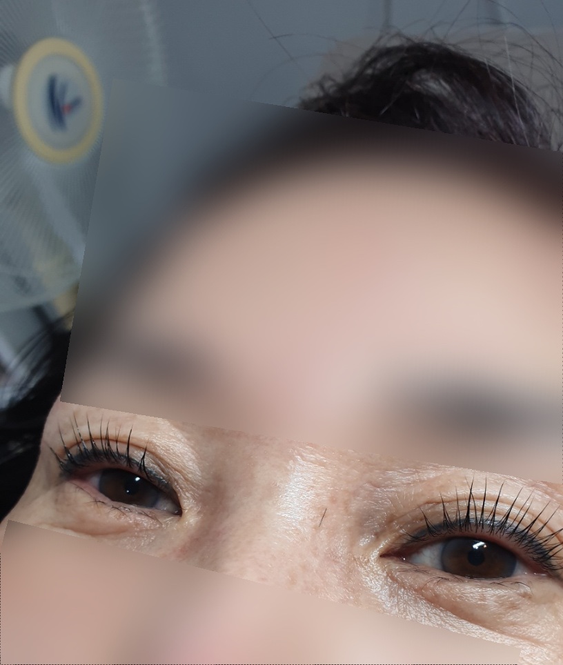 뽀글뽀글&눈썹 이미지
