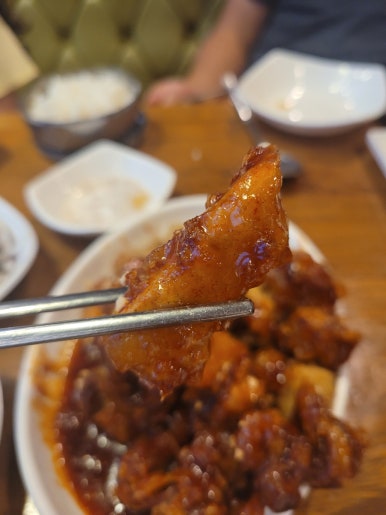 찜이닭똥집 이미지