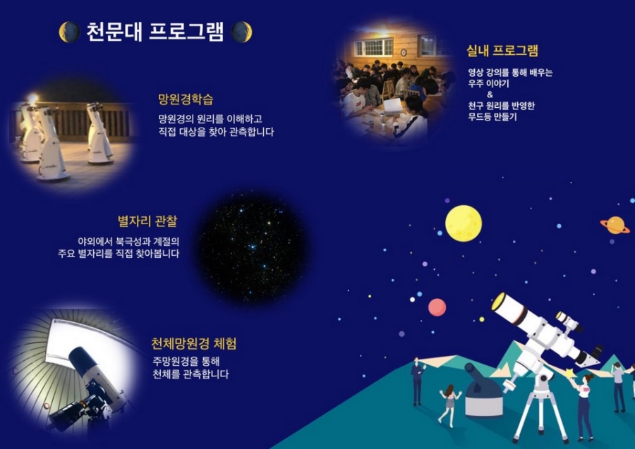자연과별 가평천문대 이미지