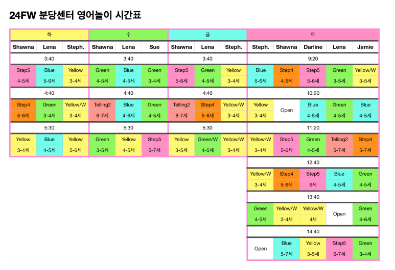 잉글리시에그분당센타 이미지