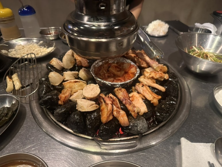 드럼통돌구이 이미지