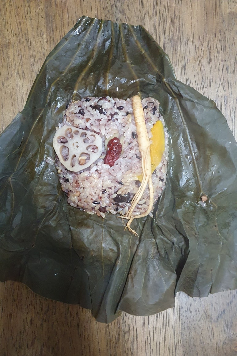 주남연잎밥 이미지