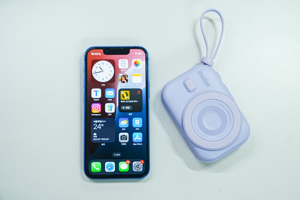이메이션 10,000mAh 20W 고속충전 맥세이프 미니 보조배터리 사용기 "아이폰 13미니와 함께하는 일상" 이미지 15
