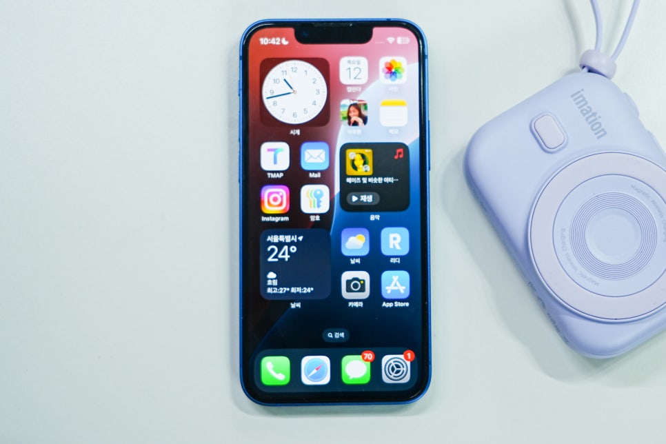 이메이션 10,000mAh 20W 고속충전 맥세이프 미니 보조배터리 사용기 "아이폰 13미니와 함께하는 일상" 이미지 16