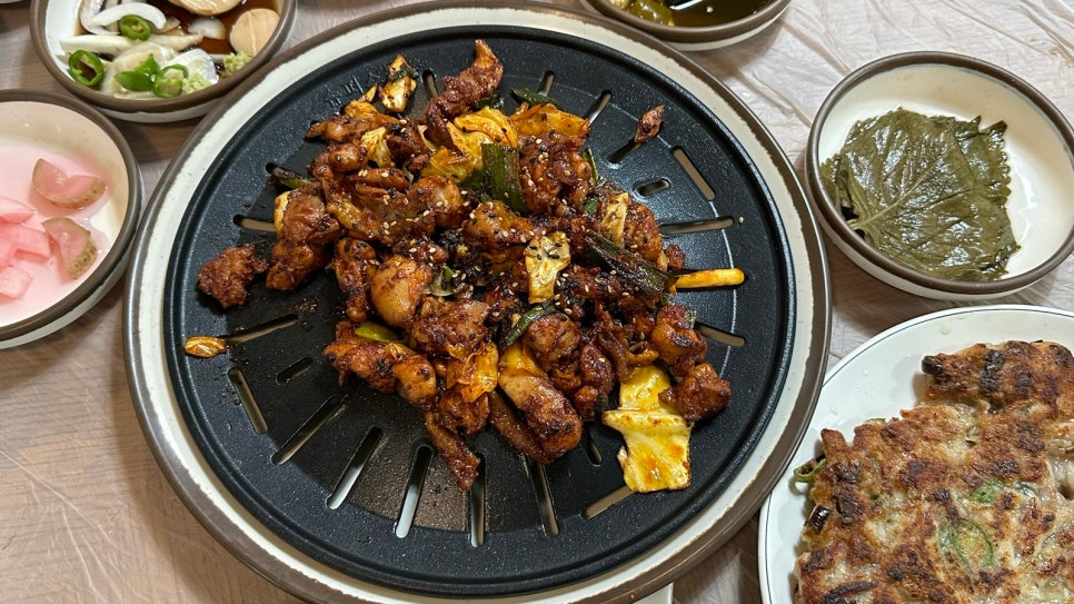 닭이랑전이랑 이미지