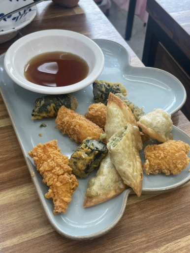 밥풀김밥&라면 이미지