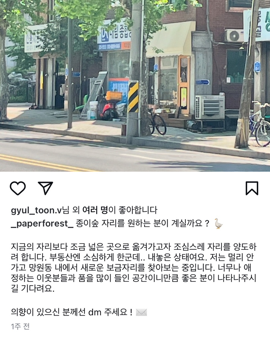 종이숲 이미지