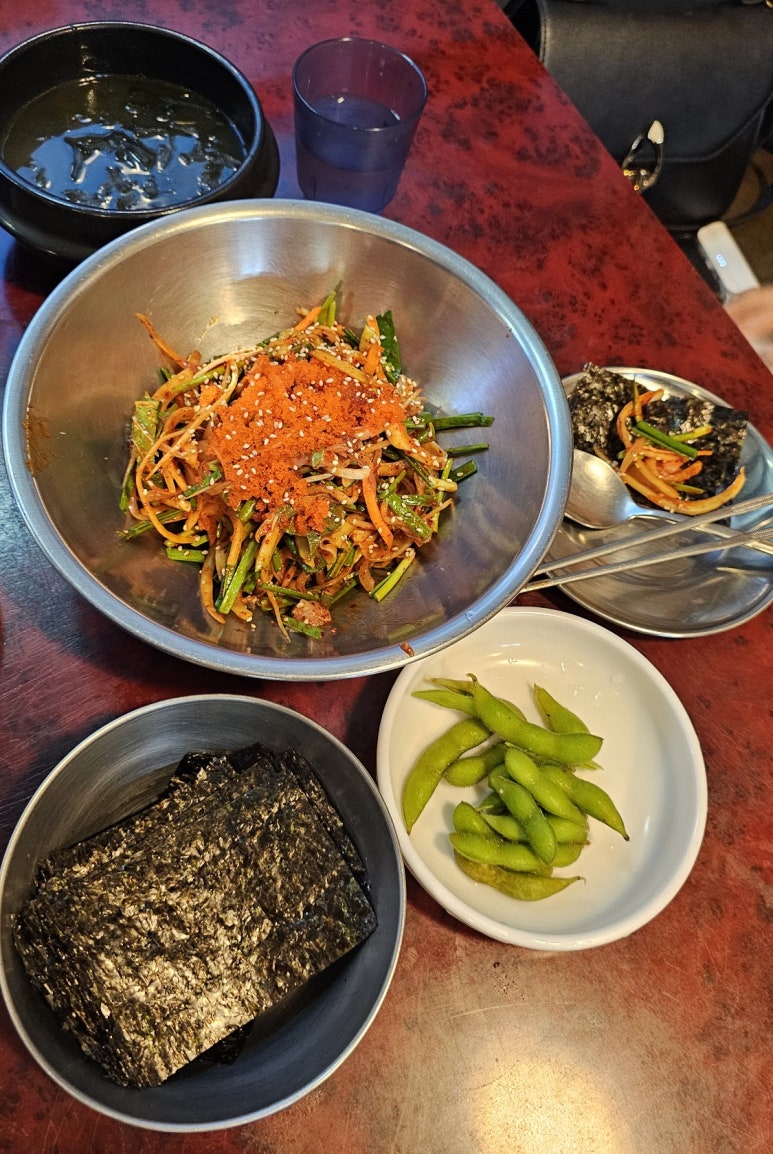 산오징어비빔，회 이미지