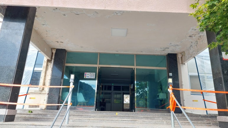 시골학교캠핑장 이미지