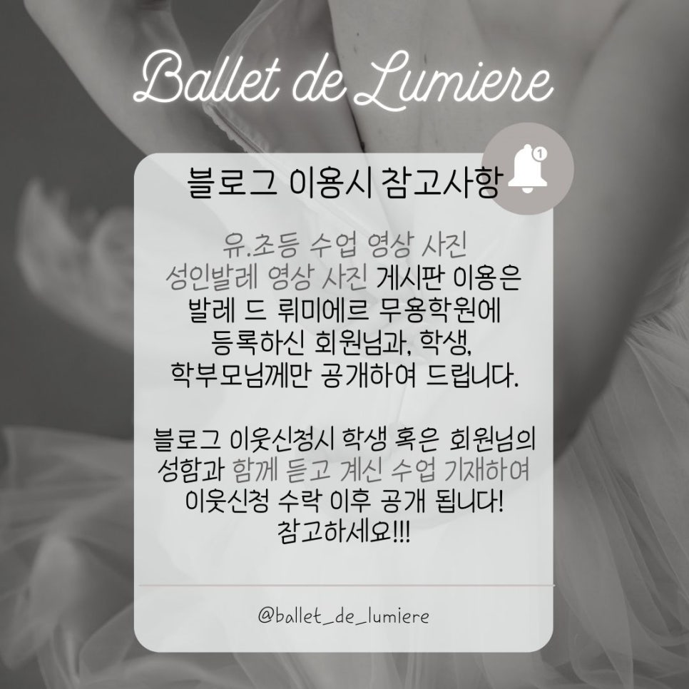 발레드뤼미에르무용학원 이미지