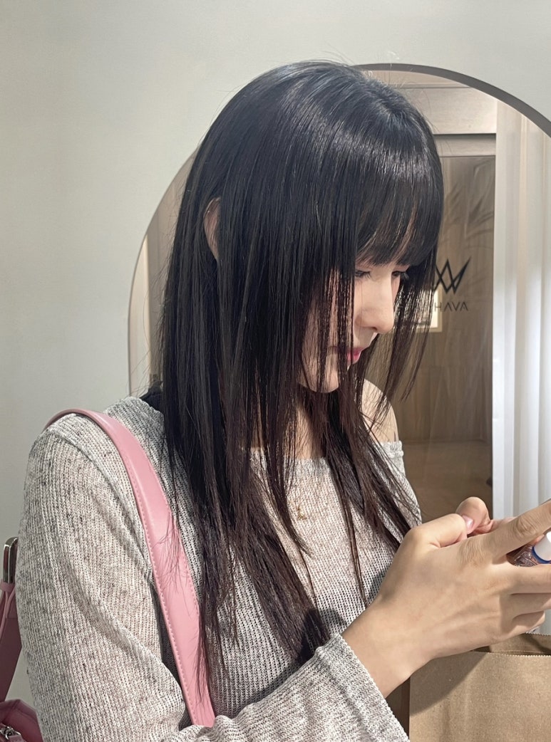 규리헤어라인 이미지