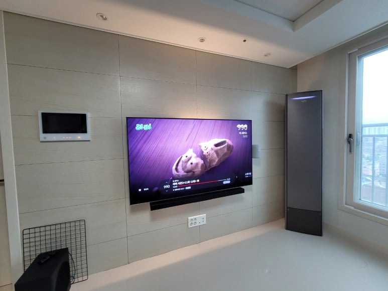 양산벽걸이티비설치강철뭉치TV 이미지