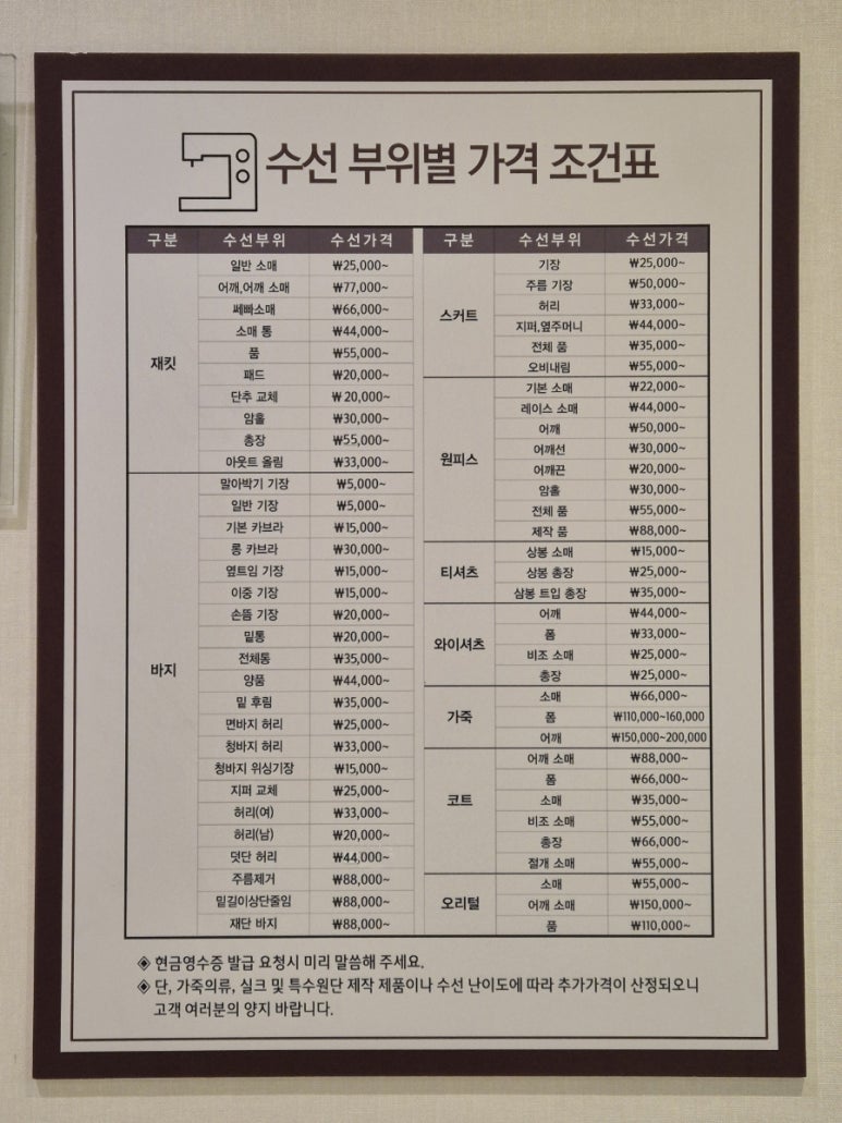 아울렛수선실 이미지
